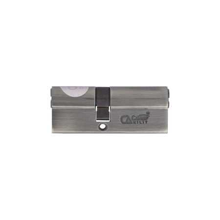 Цилиндровый механизм C80 (35/45), тип: кл.-кл., 5 перфо кл., цвет: мат. никель (SN), Самир-Латунь