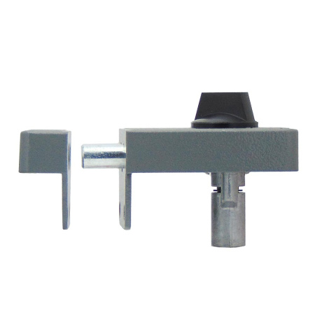 Накладной замок 603 круглые ригели, 3 анг. ключа 