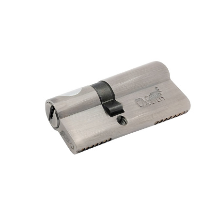 Цилиндровый механизм C80 (35/45), тип: кл.-кл., 5 перфо кл., цвет: мат. никель (SN), Самир-Латунь