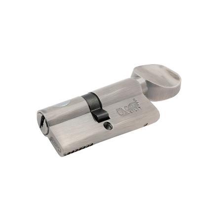 Цилиндровый механизм CW80, тип: кл.-верт., 5 перфо кл., цвет: мат. никель (SN), Самир-Латунь