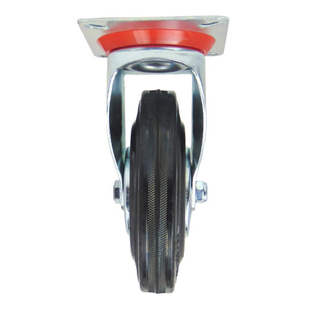 Колесо на платформе, модель 904, 125 мм, черное