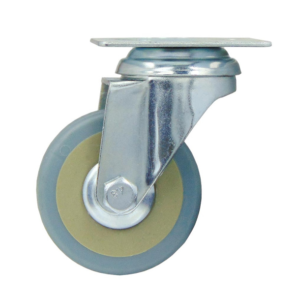 Колесо на платформе, модель 902, 50 мм, серое