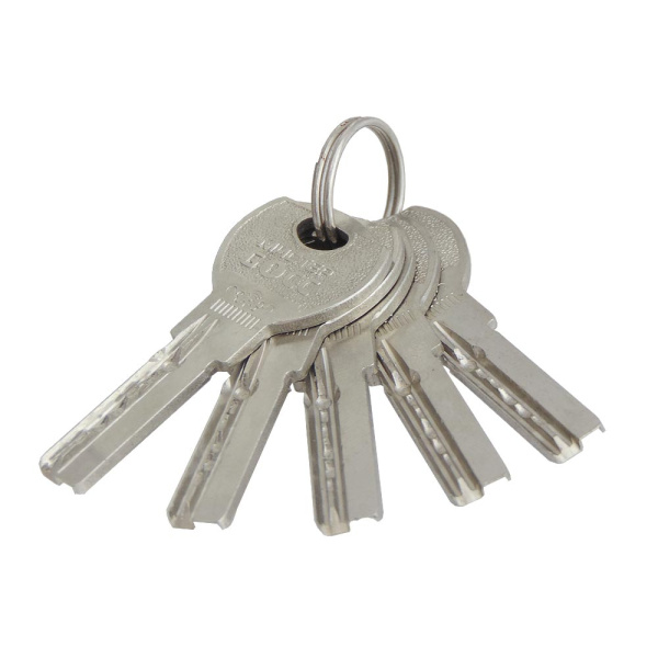 Цилиндровый механизм C60, тип: кл.-кл., 5 перфо кл., цвет: мат. никель (SN), Мистер Босс