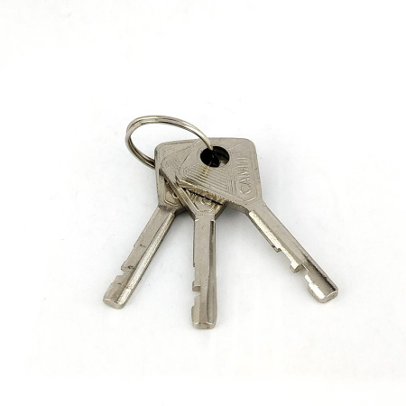 Навесной замок ВС2-4А-01 горизонтальный 55, 3 фин. ключа, длинная дужка, Самир Kilit