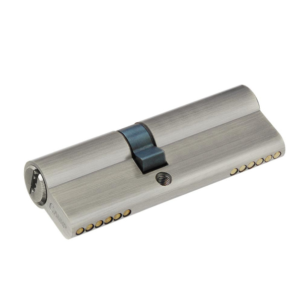 Цилиндровый механизм C90 (40/50), тип: кл.-кл., 5 перфо кл., цвет: мат. никель (SN), Самир-Цинк