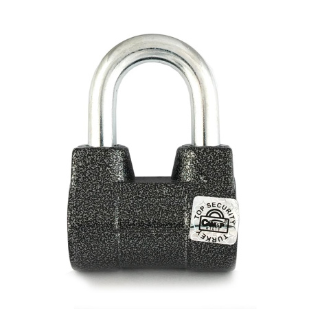 Навесной замок ВС2-4А горизонтальный 55, 3 фин. ключа, Самир Kilit