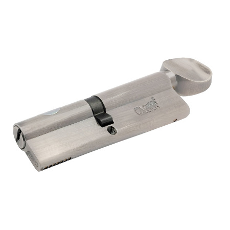 Цилиндровый механизм CW120, тип: кл.-верт., 5 перфо кл., цвет: мат. никель (SN), Самир-Латунь