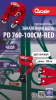 Цепь закаленная САМИР PD-760-100CM-RED
