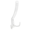 Мебельный крючок 3-рожковый, перфо, модель 8021A, цвет белый (WW)