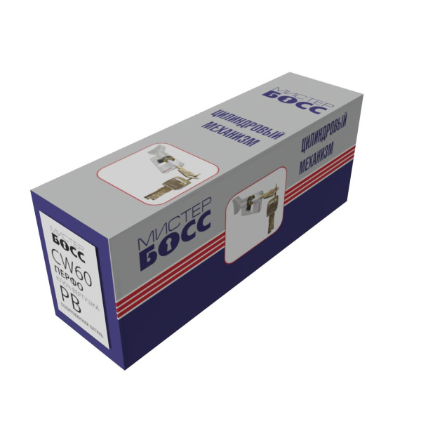 Цилиндровый механизм CW60, тип: кл.-верт., 5 перфо кл., цвет: пол. латунь (PB), Мистер Босс Цилиндровый механизм CW60, тип: кл.-верт., 5 перфо кл., цвет: пол. латунь (PB), Мистер Босс