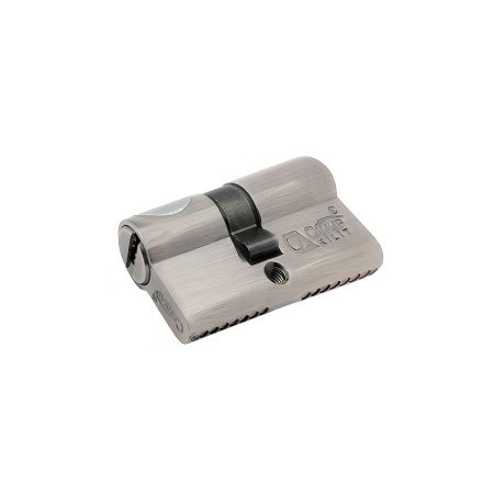 Цилиндровый механизм C60, тип: кл.-кл., 5 перфо кл., цвет: мат. никель (SN), Самир-Латунь