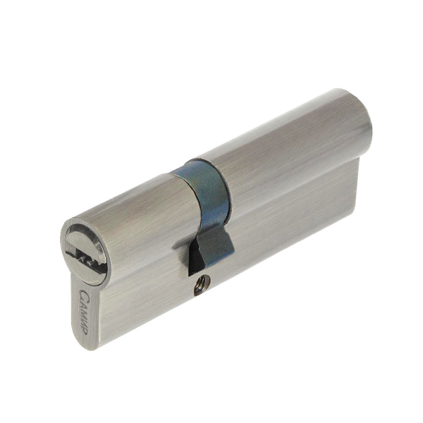 Цилиндровый механизм C90 (35/55), тип: кл.-кл., 5 перфо кл., цвет: мат. никель (SN), Самир-Цинк