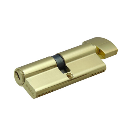 Цилиндровый механизм NW90, тип: кл.-верт., 5 анг. кл., цвет: пол. латунь (PB), Мистер Босс
