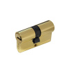 Цилиндровый механизм C60, тип: кл.-кл., 5 перфо кл., цвет: пол. латунь (PB), Самир-Цинк