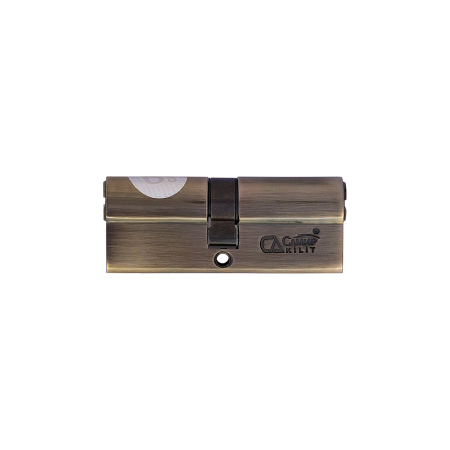 Цилиндровый механизм C80, тип: кл.-кл., 5 перфо кл., цвет: ант. бронза (AB), Самир-Латунь