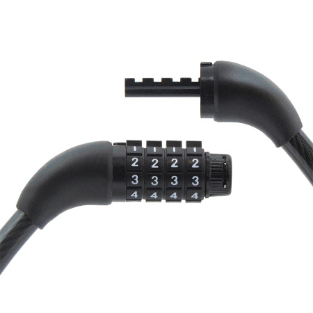 Навесной замок тросовый кодовый PD-82 длина 65 см, 4 цифры код, Самир Kilit