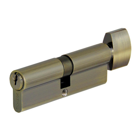 Цилиндровый механизм NW90, тип: кл.-верт., 5 анг. кл., цвет: ант. бронза (AB), Мистер Босс