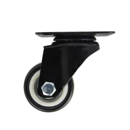 Колесо на платформе, модель 803, 38 мм, черное