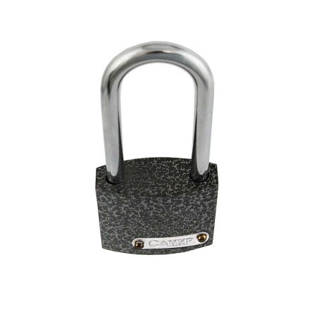 Навесной замок 50, 3 анг. ключа, длинная дужка, PLP-L