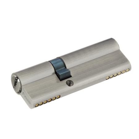 Цилиндровый механизм C90 (35/55), тип: кл.-кл., 5 перфо кл., цвет: мат. никель (SN), Самир-Цинк