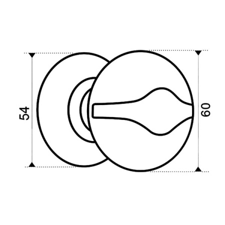 Дверная ручка на круг. накладке, модель R500A, цвет пол. латунь/пол. хром (PB/CP) Дверная ручка на круг. накладке, модель R500A, цвет пол. латунь/пол. хром (PB/CP)