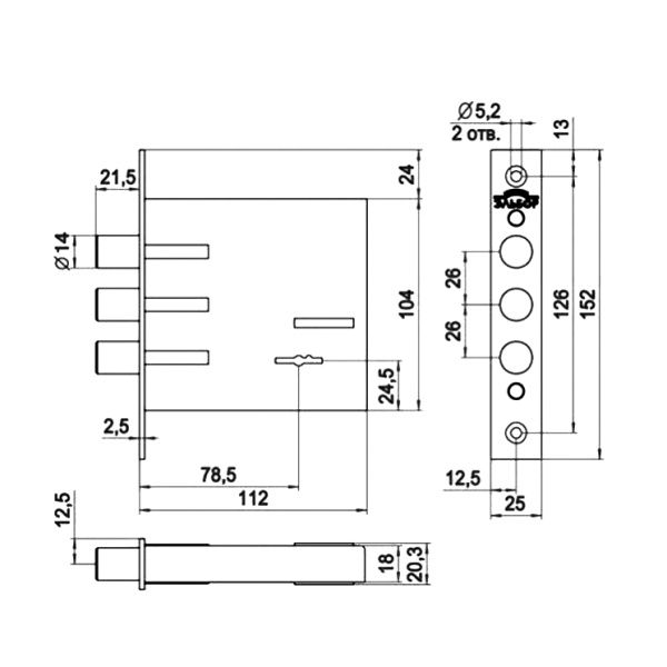 СУВАЛЬДНЫЙ МЕХАНИЗМ ЭЛЬБОР КРЕМЕНЬ 1.04.02 SN