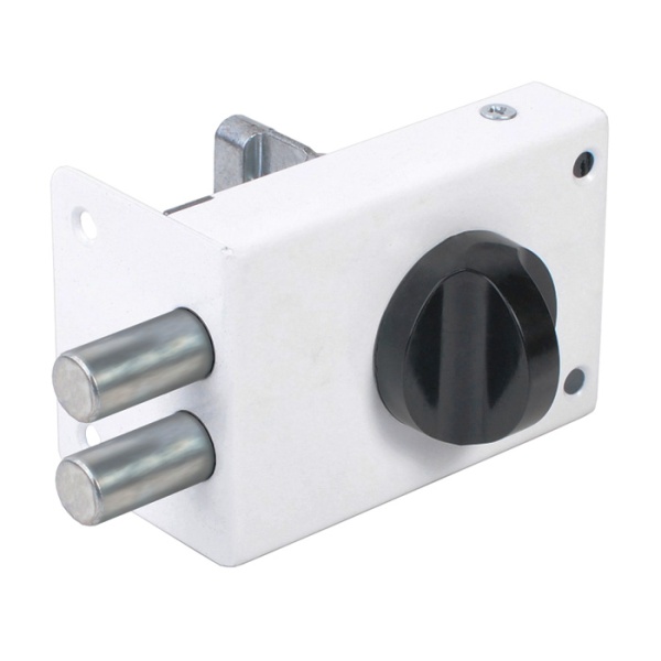 НАКЛАДНОЙ ЗАМОК ОМЕГА ЗН1 2Р БЕЛЫЙ