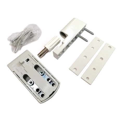 Дверная петля для ПВХ дверей, модель WD27, цвет белый (WW)