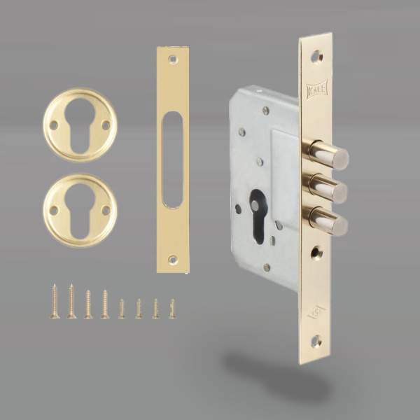 ВРЕЗНОЙ ЗАМОК ПОД ЦИЛИНДР 189/3M KALE 45