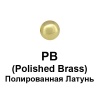 Мебельный крючок 1-рожковый, модель 603, цвет пол. латунь (PB), широкий Мебельный крючок 1-рожковый, модель 603, цвет пол. латунь (PB), широкий