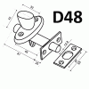 КЛАССИЧЕСКАЯ ЗАЩЕЛКА D48 AB КЛАССИЧЕСКАЯ ЗАЩЕЛКА D48 AB