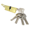 Цилиндровый механизм CW80, тип: кл.-верт., 5 перфо кл., цвет: пол. латунь (PB), Самир-Цинк Цилиндровый механизм CW80, тип: кл.-верт., 5 перфо кл., цвет: пол. латунь (PB), Самир-Цинк