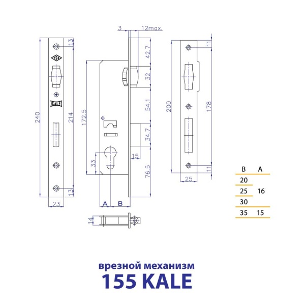 155-25 KALE SN 155-25 KALE SN