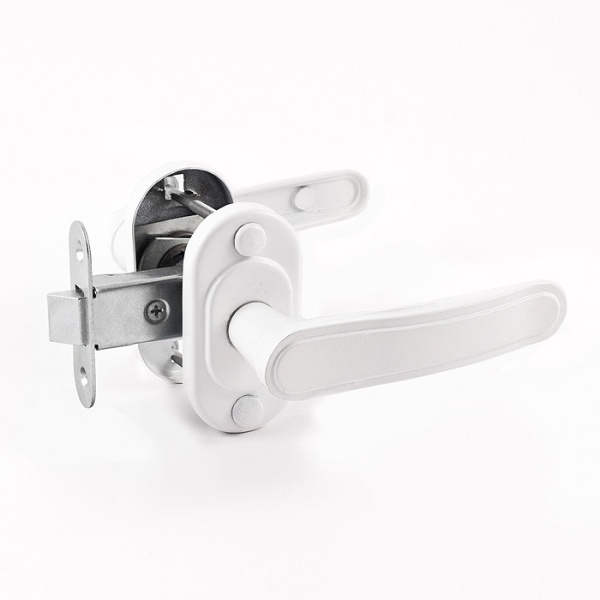 ЗАЩЕЛКА С РУЧКАМИ ОМЕГА ЗЩ2.05 БЕЛЫЙ