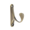 Мебельный крючок 1-рожковый, модель 603, цвет ант. бронза (AB), широкий