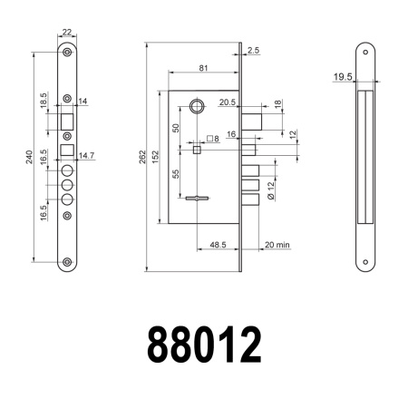 88012 9-8 Пз 5 ключей Медь 48,5 88012 9-8 Пз 5 ключей Медь 48,5