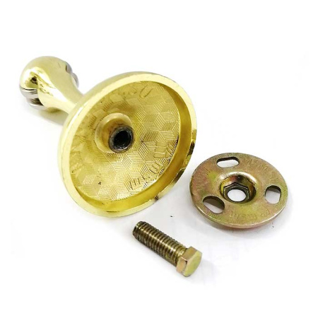 Дверной настенный упор, магнитный, модель DSM, цвет пол. латунь (PB)