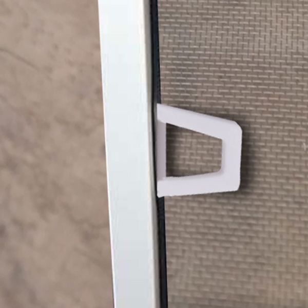 Ручка пластиковая для москитных сеток, модель MTRAP, цвет белый (WW)