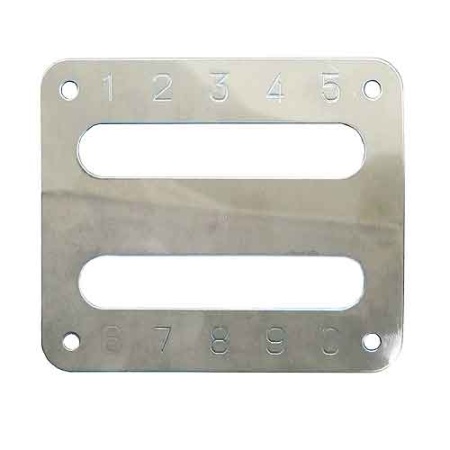 Накладной замок кодовый КТ-40 полированый хром, Самир Kilit