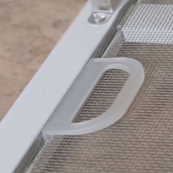 Ручка пластиковая для москитных сеток, модель MOVAL, цвет прозрачный (TR)