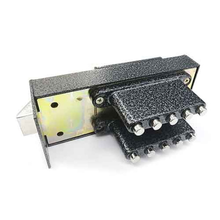 Накладной замок кодовый КТ-40 полированый хром, Самир Kilit