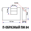 Навесной замок ПМ гаражный с прямой дужкой 84, 5 перфо ключей, морозостойкий закаленный Навесной замок ПМ гаражный с прямой дужкой 84, 5 перфо ключей, морозостойкий закаленный