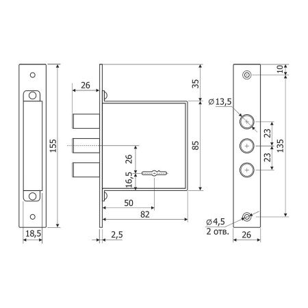 СУВАЛЬДНЫЙ МЕХАНИЗМ ГАРДИАН 10-01 SN