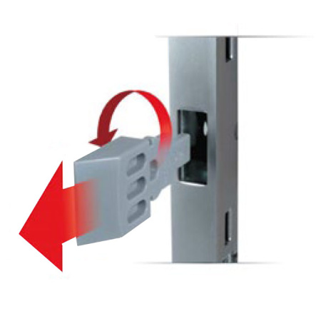 AGB врезной механизм под фиксатор 50 античная бронза