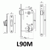 ЗАЩЕЛКА МАГНИТНАЯ L90M BR ЗАЩЕЛКА МАГНИТНАЯ L90M BR