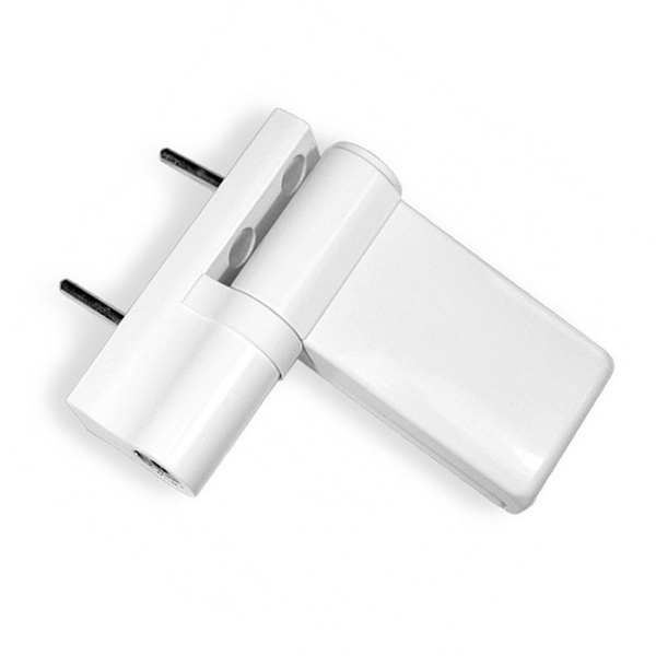 Дверная петля для ПВХ дверей, модель 40710L, цвет белый (WW)