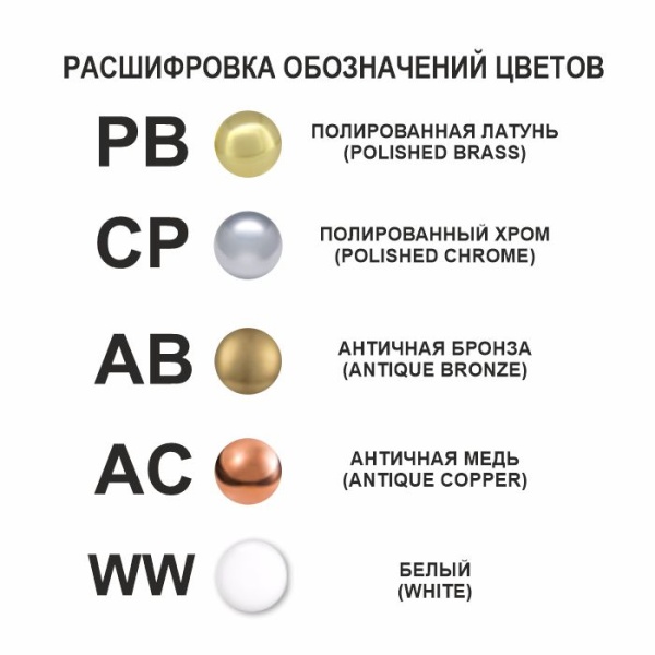 Шпингалет прямоугольный, модель Knutti, большой, цвет пол. латунь (PB)