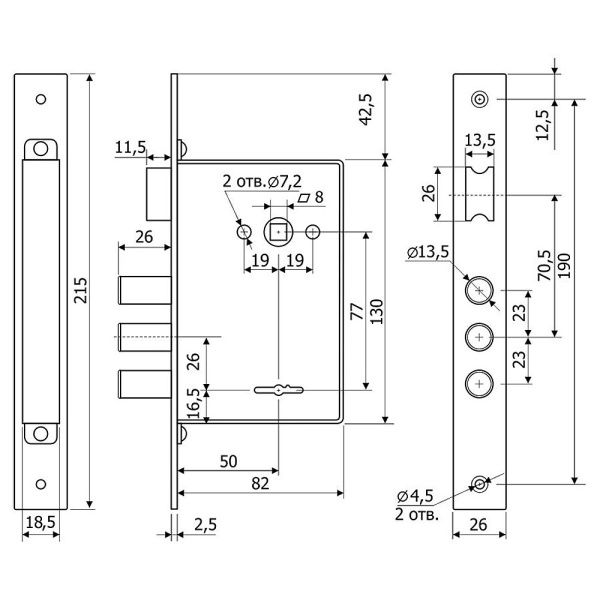 СУВАЛЬДНЫЙ МЕХАНИЗМ ГАРДИАН 1011 50