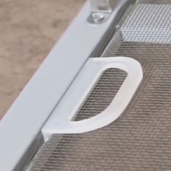 Ручка пластиковая для москитных сеток, модель MOVAL, цвет белый (WW)